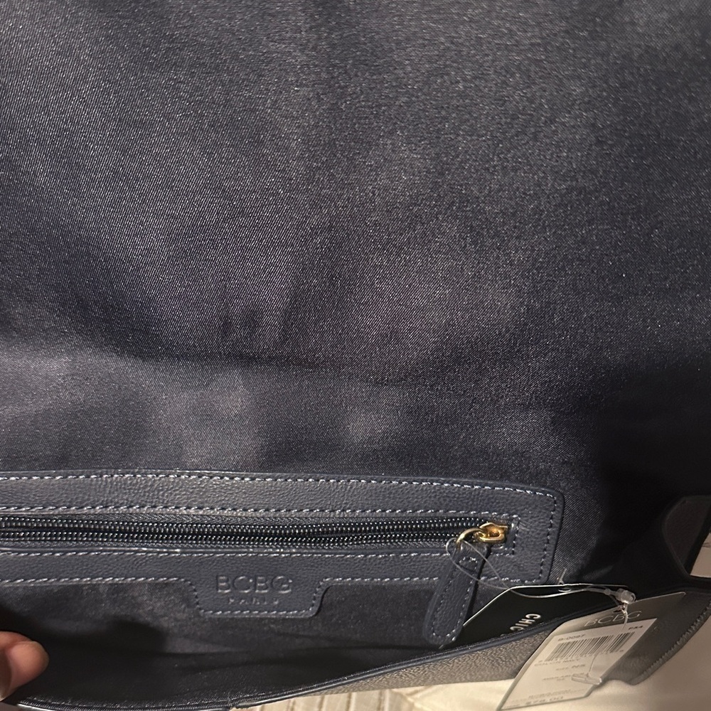 New BCBG Paris Midnight Blue  Clutch Brand New - Picture 4 of 7